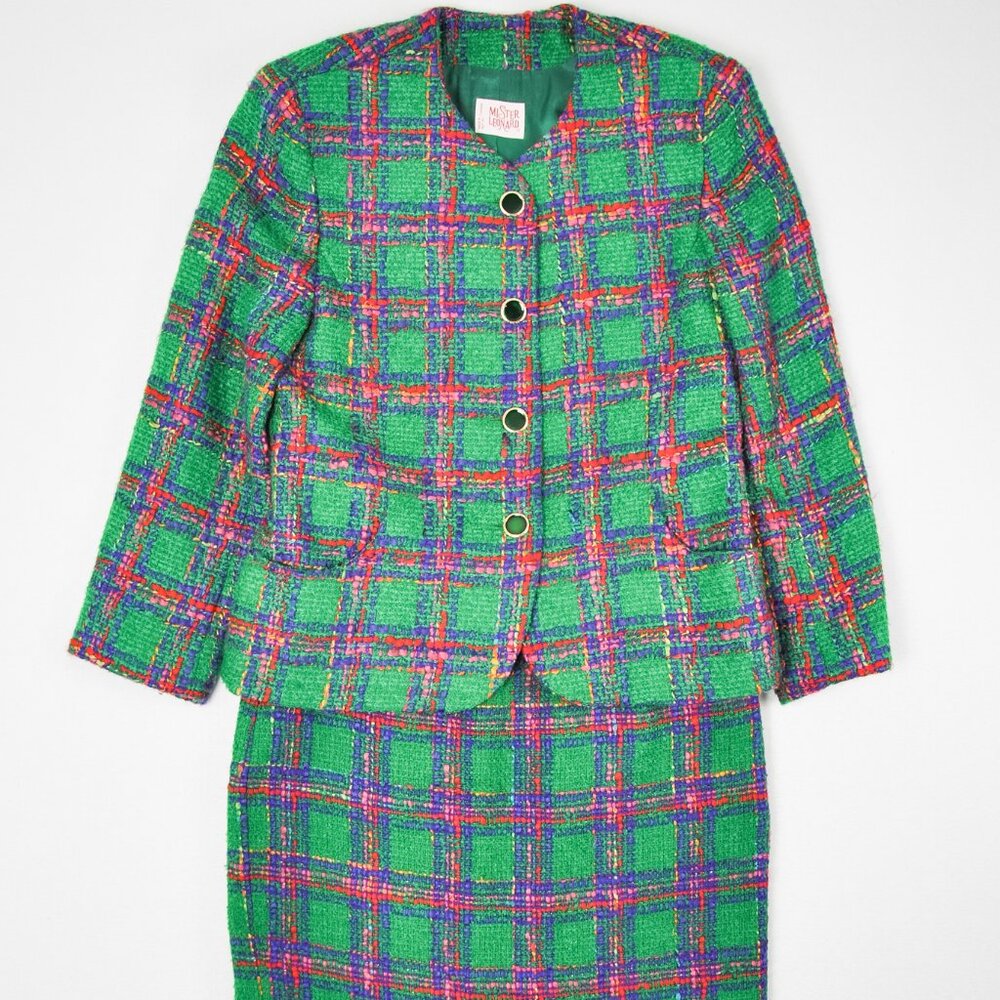 1960s 'Mister Leonard' Tweekd Skirt Set | Medium